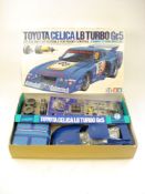 A Tamiya 1/12th scale Toyota Celica LB Turbo GR.
