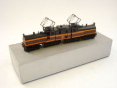 An NJ Custom Brass (Japan) Milwaukee Road Class EP-2 Bi Polar Gearless Electric':, in original box,