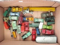 Tootsietoy diecast group of various saloons, vans and commercial vehicles:,