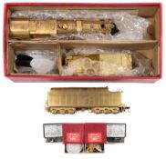 KTM (Japan) a brass PRR 4-6-2 K4 locomotive and tender:, in an associated box ,