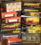 Solido Emergency and other vehicles group:, including No 3304 ' Jeep Willys Pompier',