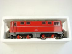 A Lehmann LGB No 2095 'Bo-Bo Diesel' locomotive in red and grey :, OBB 2095.