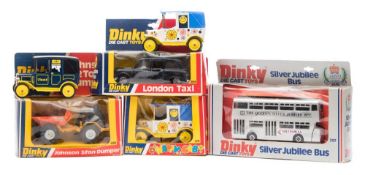 Dinky Silver Jubilee Bus (297):, London Taxi (284),