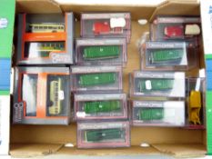 A group of 1/76th scale Corgi 'Original Omnibus Company' models: including two sets of No 97056