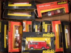 Solido, a group of emergency vehicles:, boxed , some duplicates.