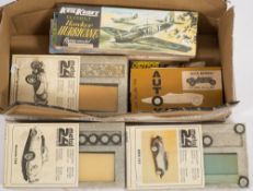 Three Model 24 1/24th scale white metal kits comprising Bugatti Typ (sic) 55 Roadster,