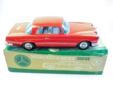Ichiko (Japan) a large scale friction drive tinplate Mercedes Benz 300SE:,