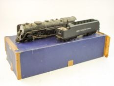 A KTM (Japan) 'New York Central 4-8-2' locomotive and twelve wheel tender:, number 3135,