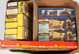 Rivarossi and others, a collection of various locomotives and rolling stock:,