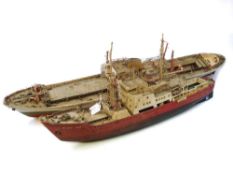 A radio control scale model of the Australian MV Magga Dan: together with another of the MV