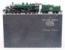 A United Scale Models (Japan) Sierra RR 2-6-6-2 Mallet Articulated locomotive and tender:,