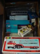 A collection of Commercial vehicles:, including Tekno Scania LB 141,
