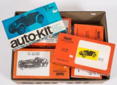Wills Finecsat , a group of eleven 1/24th scale 'Auto Kit' model cars:,