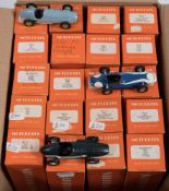 A collection of Motorkits white metal 1/43 scale kits and part built models:,