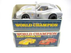 Tsukuda (Japan) World Champion 1/12th scale Radio Control Corvette Super Stingray racing type No