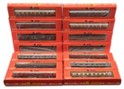 Rivarossi (Italy) a collection of fourteen carriages:,