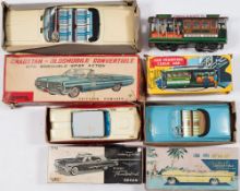 Cragston (Japan) a friction drive 'Oldsmobile Convertible with windshield wiper action:,