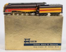 A Balboa (Japan) Union Pacific 4-8-2 locomotive and tender:, no 7002, black orange and red livery,