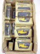 Matchbox Models Of Yesteryear collection of No Y-12 Model T Ford vans in 'Suze' livery:,