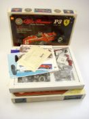 Two Casadio (Italy) Revival Cars 1/20th scale white metal model Alfa Romeo P3 kits: (2) (unchecked
