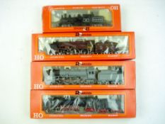Rivarossi (Italy) a group of four locomotives:, comprising 1219 LC & NCO 4-0-4 No 117,