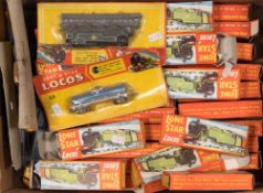 A collection of Lone Star locomotives , rolling stock and track:, mostly boxed.