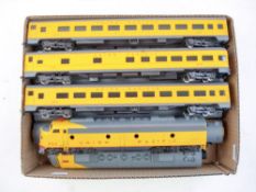 Rivarossi (Italy) two Union Pacific Electric Diesel locomotives No 926 and seven various carriages:.