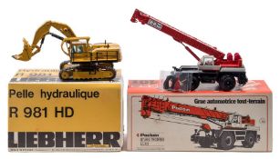 CEF (France) Poclain PPM 40t Rough Terrain Self-Propelled Crane:,