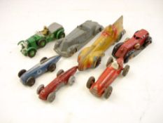 An American and British group of various racing cars:, including a Spot -On 4 1/2 lire Bentley,