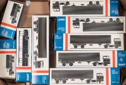 Lion-Toys (Holland) a collection of six 2800 tractors with Eurotrailer in various liveries:,