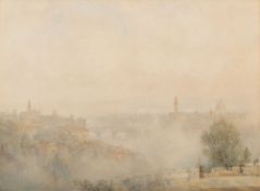 Arthur Wilde Parsons [1854-1931]- Morning Mists, Florence,