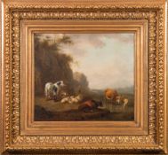 WITHDRAWN Circle of Abraham Van Calraet [1642-1722] Herdsman, horse,