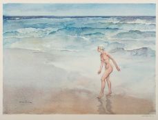 * Sir William Russell Flint [1880-1969]- Waves,:- Frost & Reed print in colours,