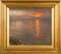 Albert Goodwin [1845-1932]- Sunset,