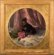 Attributed to Maud Earl [1864-1943]- A Manchester Terrier,