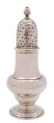 A George III silver pepperette, maker John, Delmester, London,