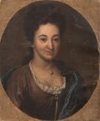 European School 17/18th Century- A portrait of a noble woman, bust-length,