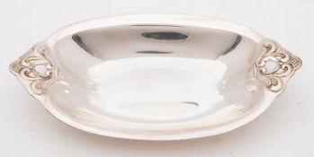 An American sterling silver 'Royal Danish' pattern bon bon dish, stamped sterling: of oval form, 20.