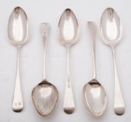 A George III silver Old English pattern tablespoon, maker Dorothy Langlands, Newcastle,