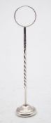 A late George III silver sugar crusher, maker Joseph Willmore, Birmingham,