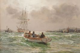 Attributed to Arthur Wilde Parsons [1854-1931]- The Homeward Bound, Falmouth,
