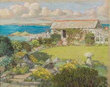 * William Archibald Gunn [1877-1966]- The Island from Tywarnhayle,