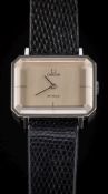 Omega - A lady's 'Omega De Ville' manual wristwatch: the octagonal case approximately 32mm long x