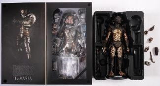 A Hot Toys 1/6th scale Predator 2 'City Hunter Predator' together with a 'Classic Predator':,