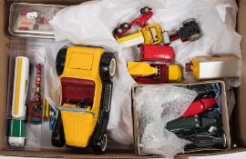 Corgi and others, a collection of cars, vans and commercial vehicles etc:,
