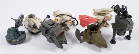 A group of Kenner/Palitoy Star Wars vehicles and accessories:,