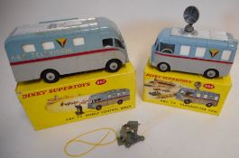 Dinky No 987 ABC TV Mobile Control Room: blue/grey/red body, ABC Television, with camera,
