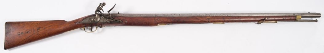 An early 19th century Baker pattern single barrel flintlock:,