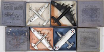 A group of Dinky pre-war aircraft:, No 67A Junkers JU 89 Heavy Bomber,