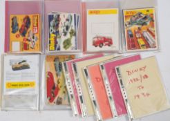 A collection of Corgi catalogues dating between 1939 and 1978:. (some reproductions).